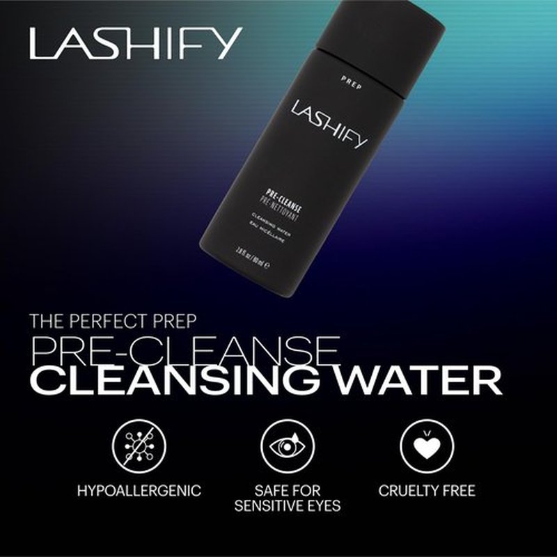 Lashify Pre-Cleanse Cleansing Water 80ml