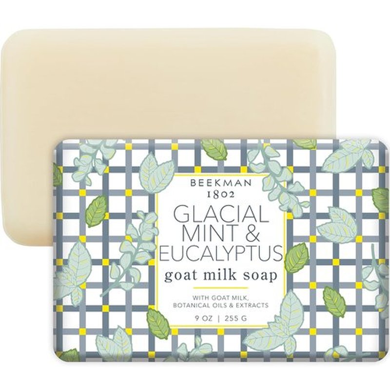 Beekman 1802 Glacial Mint & Eucalyptus Soap & Hand Wash Gift Set - Spa-Inspired Hydrating Duo (2 Count)