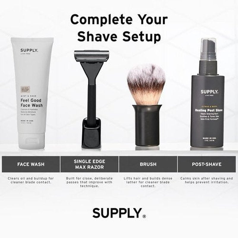 SUPPLY Ultra Lather Shaving Cream for Men - Rich Cushion for Smoother Shave - 3.4 oz