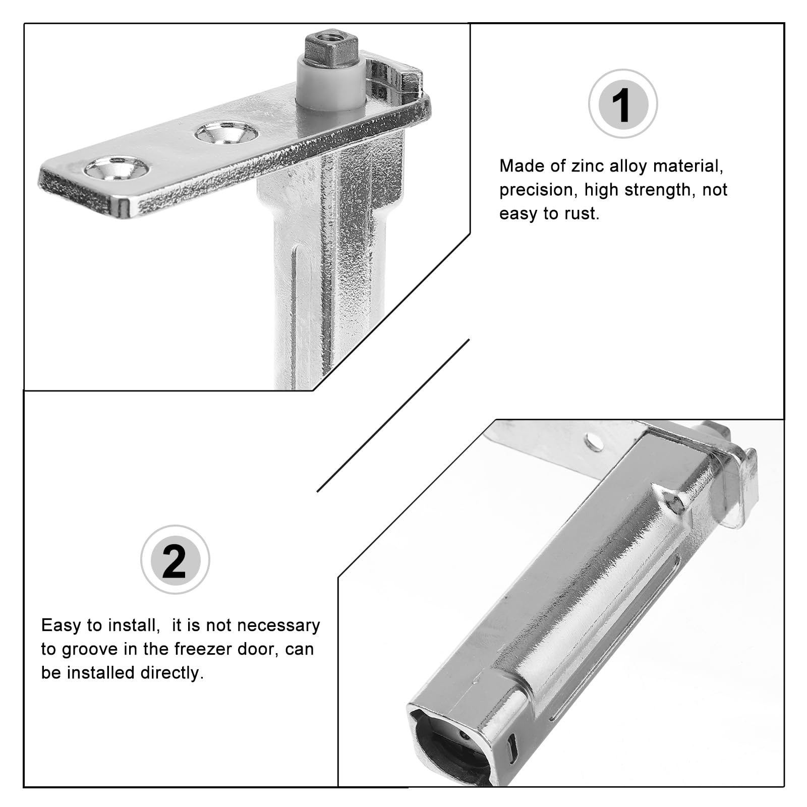 Metal Hinges 1pc Refrigerator Door Hinge Door Pivot s Refrigerator zinc Alloy Spring s Freezer top Metal