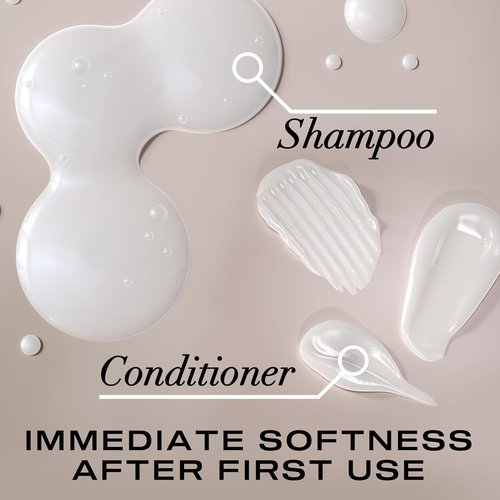 OGX Nourishing Coconut Milk Shampoo & Conditioner Set - Moisturizing Hair Care, 25.4 FL OZ, 2 Pack