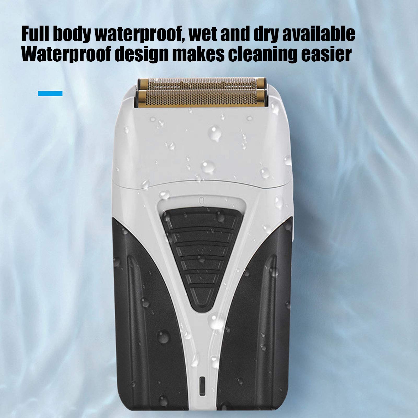 Professional Electric Shaver Portable Beard Hair Clipper Trimmer Machine Men Shavor Independent Floating Cutter Head Precise Net Design Full Body USB Charging for Men Grooming