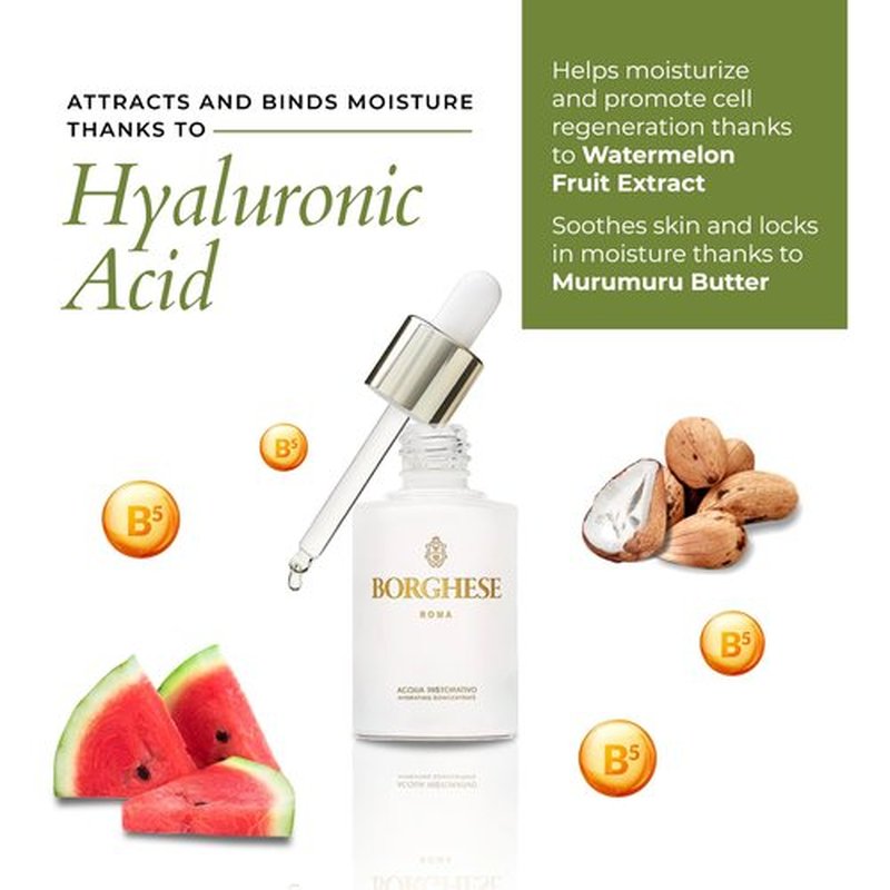 Borghese Acqua Ristorativo Hydrating Concentrate, 1 Fl Oz