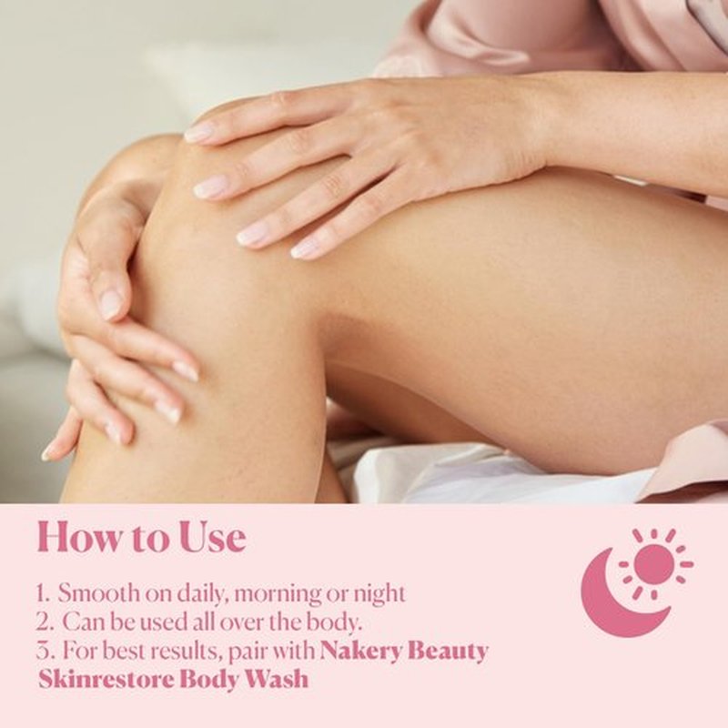 Nakery Body Butter Anti Aging Moisturizer - Body Cream Skin Tightening Cream & Neck Firming Cream, Moisturizing Cream & Neck Tightening Cream for Body & Face Cream for Dry Skin 300ml (Green Garden)