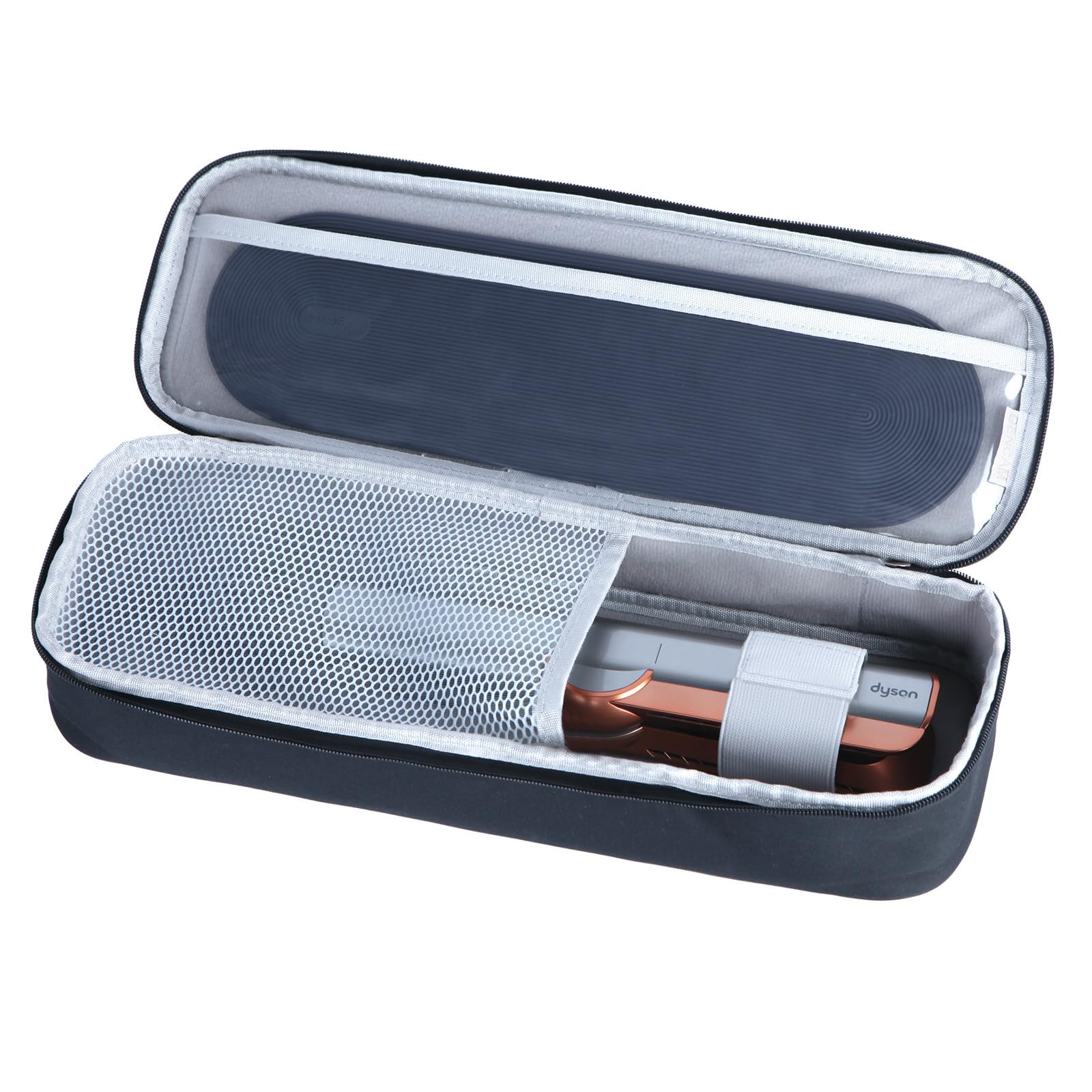 GENCAM Carrying Case Compatible with Dyson Airstrait Straightener, Travel Case for Airstraight, Portable Storage Case for Airstrait/Corrale Hair Straightener (Black)