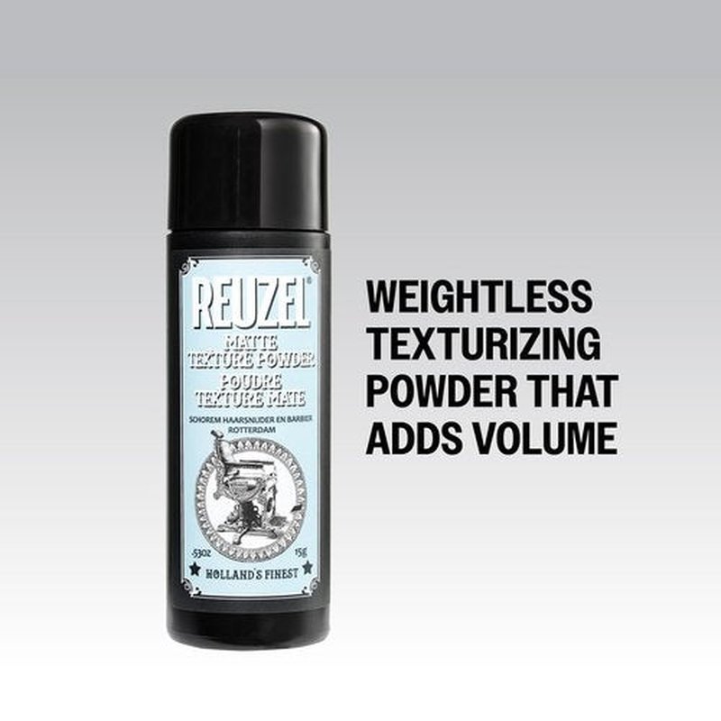 Reuzel Matte Texture Powder | Weightless Formula for Instant Lift - Easy Application - 0.53 Oz