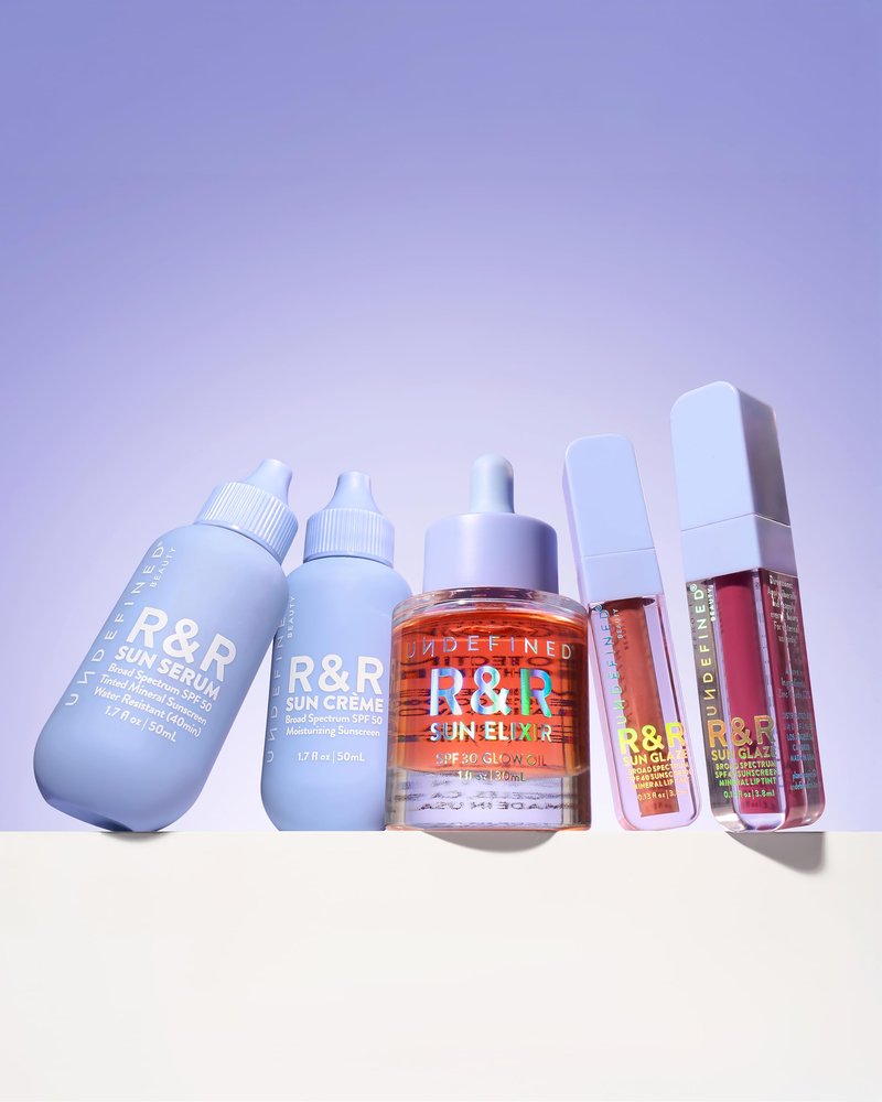 Undefined R&R Sun Glaze SPF 40 Mineral Lip Oil Tint Sunscreen (Nude)