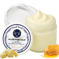 wuliao Grass Fed Tallow & Honey Balm – Organic Whipped Beef Tallow Cream with Manuka Honey, Cold-Pressed Olive Oil & Beeswax – Natural Face & Body Moisturizer for Dry, Sensitive Skin