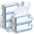 Disposable Face Towels 600 Count, Ultra Soft & Thick Facial Towels for Sensitive Skin, Biodegradable & Lint-Free Makeup Remover Dry Wipes, Multi-Purpose Cleansing Towelettes for Face Wipes