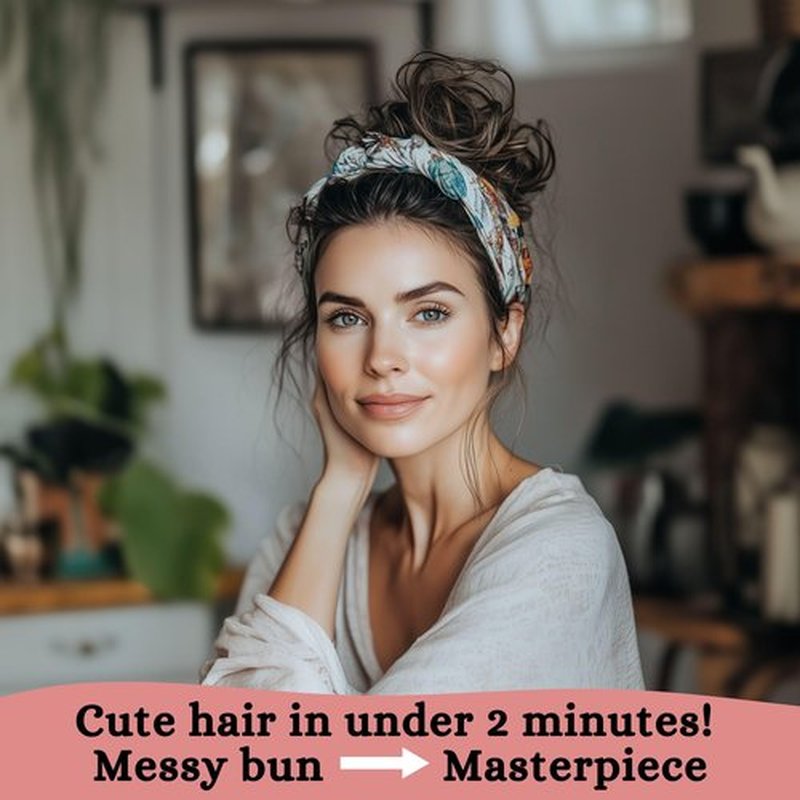 SWAY Small Satin Non-Slip Headband for Women – Luxury Satin, No Headaches, Stays Put All Day for Work. 10+ Cute Ways To Style