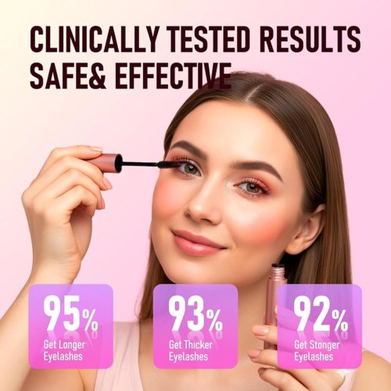 Skiennix Eyelash Growth Serum - Premium Formula for Longer, Fuller Lashes & Brows | Gentle & Vegan