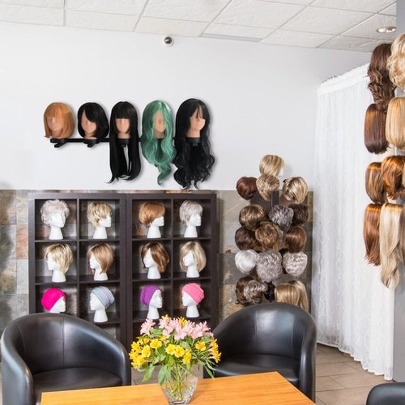 Lhysn Wig Stands For Multiple Wigs - Wig Holder Display Rack,Hanging Wig Stand For Styling,Wig Storage Metal Organizer For Mannequin Head (5-heads)