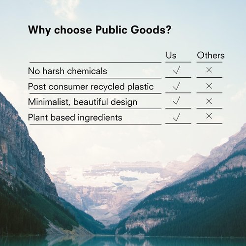 Public Goods Conditioner for Women & Men | Natural Conditioner to Protect & Moisturize Dry Hair | Made with Organic Essential Oils | Sulfate & Paraben Free | Vegan Friendly | 12 Fl Oz Bottle