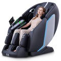 MassaMAX 4D Full Body Massage Chair for Daily Comfort Upgrade-Yoga Stretch, AI Voice Control, 55" SL Track, Zero Gravity, Extendable Footrest, 15 Modes, Foot Rollers, Waist & Calves Heating with Cover