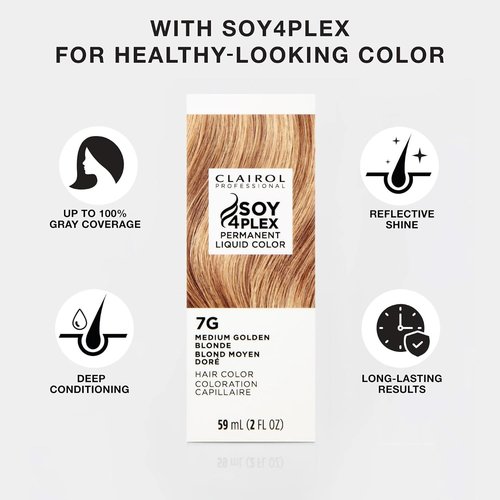 Clairol Professional Permanent Liquicolor - Medium/Dark Blonde Hair Color | 100% Gray Coverage