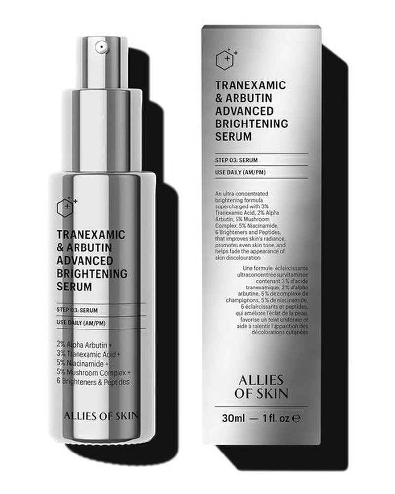 Allies of Skin Advanced Brightening Serum - Lightweight Daily Formula with 3% Tranexamic Acid | 1.6 fl oz