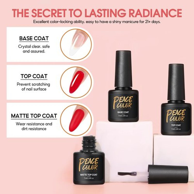 PEACECOLOR Poly Nail Gel Kit, 15 Colors Poly Nail Extension Gel with Nail Lamp Slip Solution Nail Starter Kit with Base Top Coat Manicure DIY Nail Art Salon Kit
