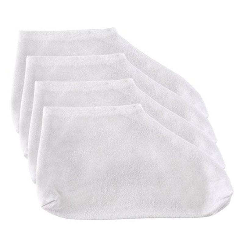 3 Pairs Cotton Socks Moisturizing Socks Women Lotion Sock for Dry Feet Overnight Cotton Foot Lotion Hoses Spa Overnight Absorbing Stockings for Dry Cracked Feet White Moisture Enhancing Hoses