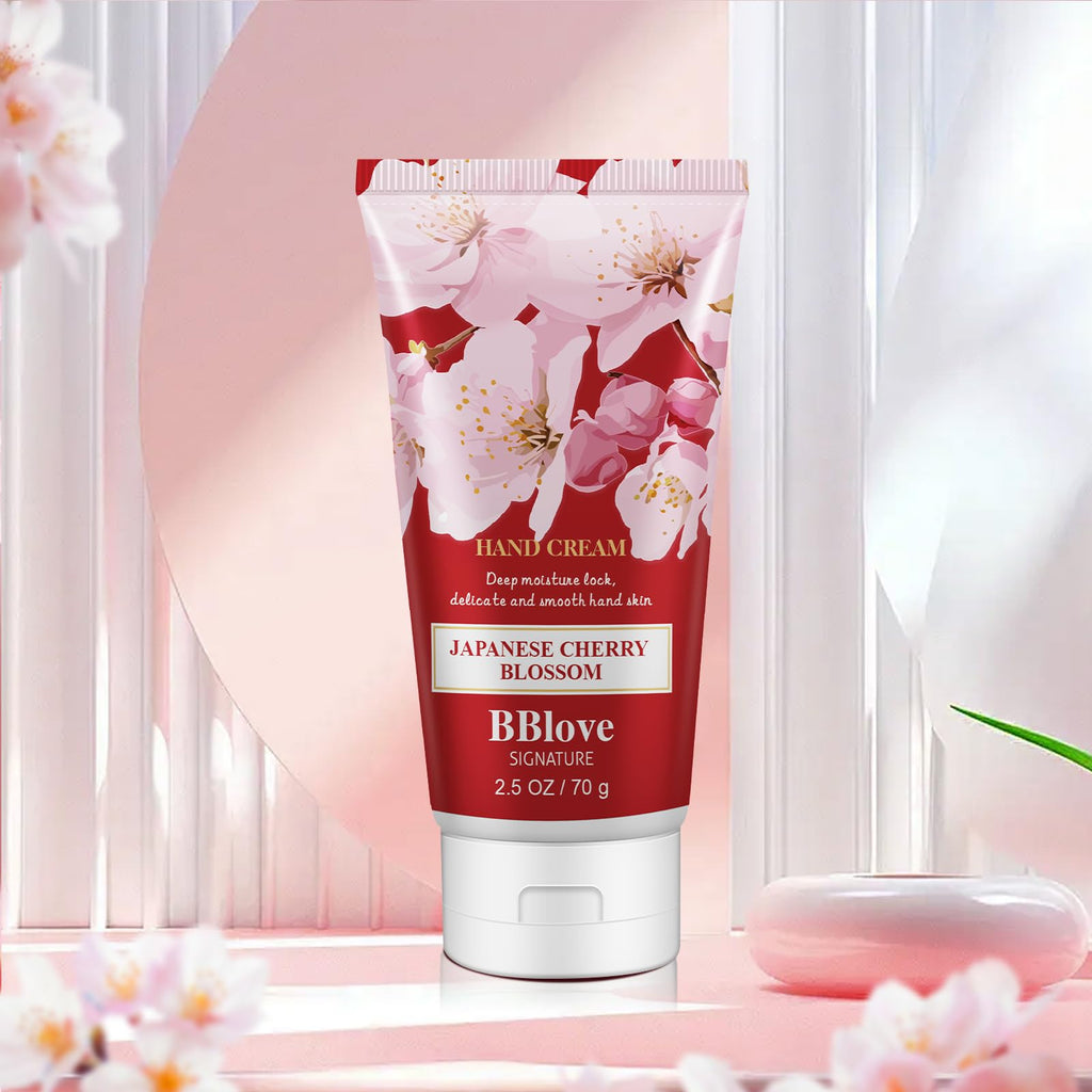 Vital Luxury Hand & Body Cream Gift Set, Hand Lotion Set Deeply Moisturizing for Rough Hands, Best Gift Ideas for Women,Travel Size, Japanese Cherry Blossom