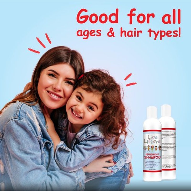 Lice Lifters Peppermint Deterrent Repel Shampoo 8oz