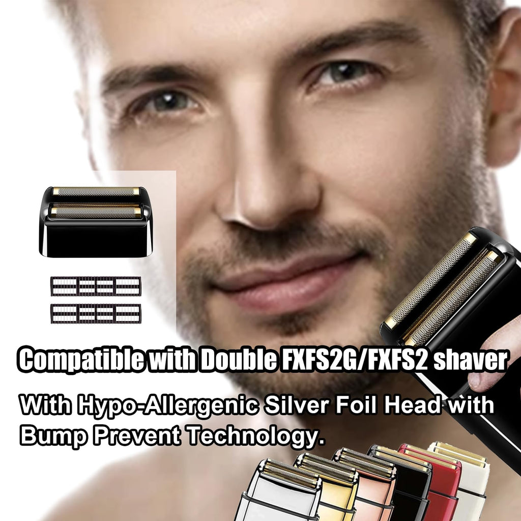 FXFS2 Shaver Replacement Foil & Cutters Compatible with BaBylissPRO Double