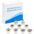 UNOISETION Diamond Microdermabrasion Tips Replacement for Diamond Tip Microdermabrasion Machine, 9PCs Facial Peel Diamond Microderm Tips for Microdermabrasion Device
