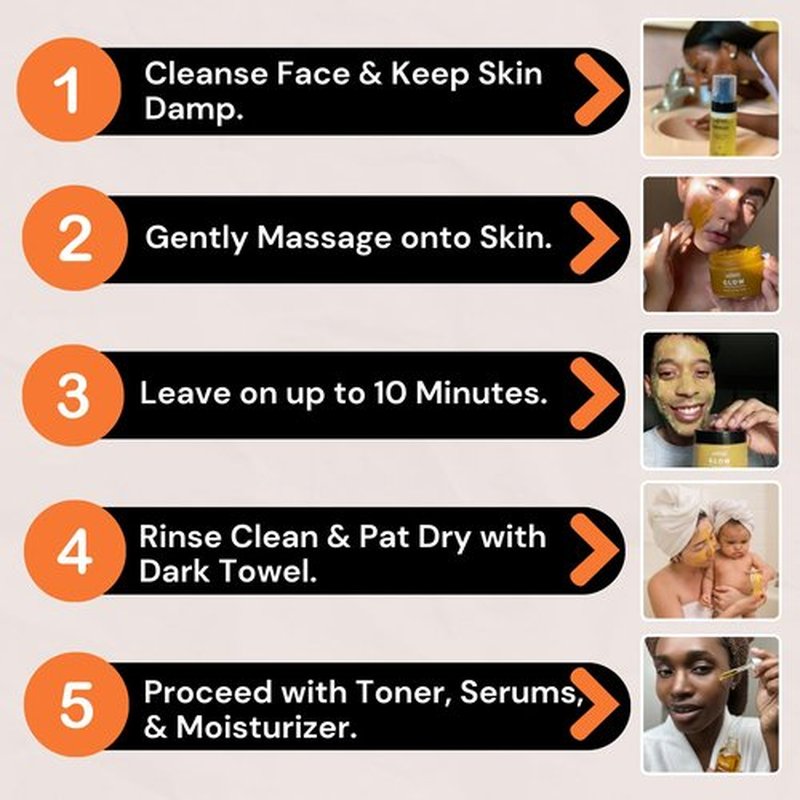 Minimo Glow Turmeric Face Scrub (𝐔𝐧𝐬𝐜𝐞𝐧𝐭𝐞𝐝) - Infused with Turmeric, Manuka Honey, Cinnamon, and Chamomile - Face Scrubber for All Skin Types - 5 FL OZ (147 ML)