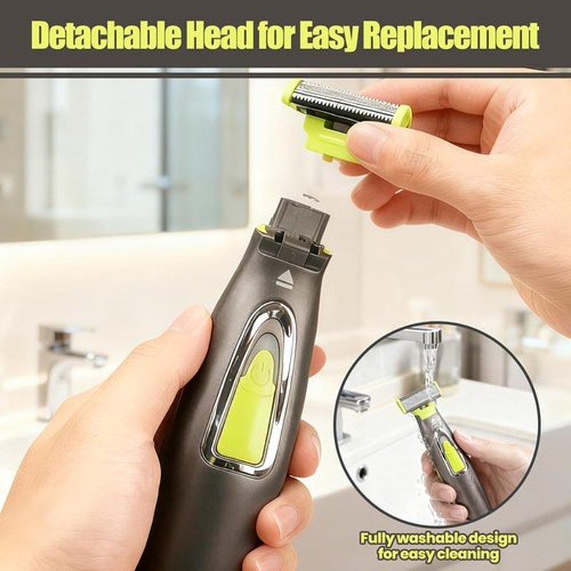 Skiennix Beard Trimmer for Men - Rechargeable Grooming Kit with Washable Electric Razors | Versatile Mustache & Hair Clippers