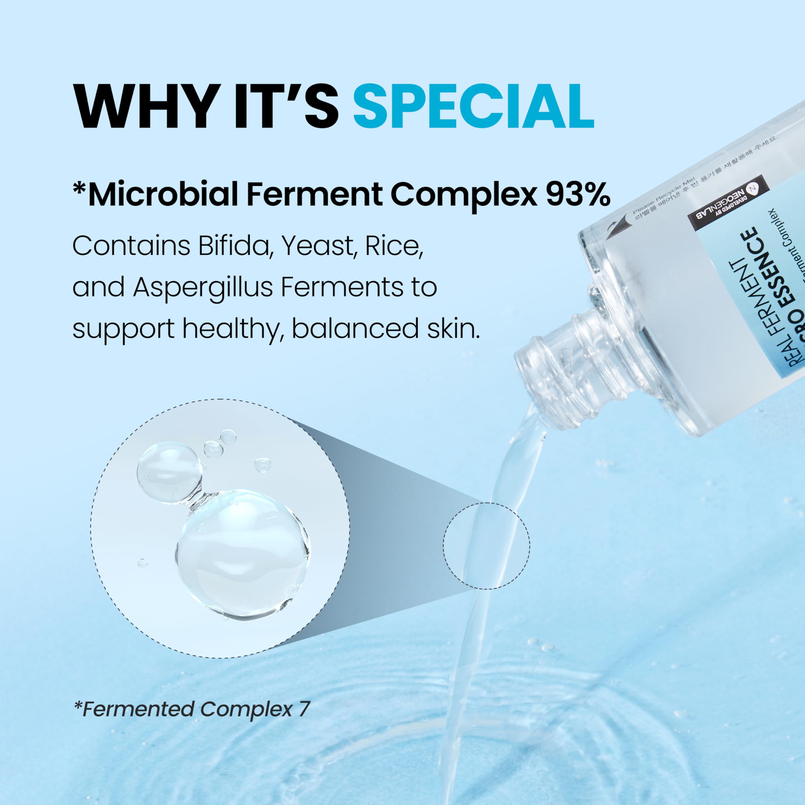 Neogen DERMALOGY Real Ferment Micro Mist - Naturally Fermented Rice Ingredients & Hyaluronic Acid for Hydrated, Brightened and Healthy Skin (Micro Mist 3.89 Fl Oz (115ml))