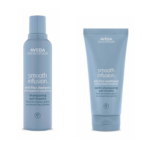 Aveda Smooth Infusion Anti-Frizz Shampoo & Conditioner Set - Controls Frizz & Humidity | 6.7 Fl Oz