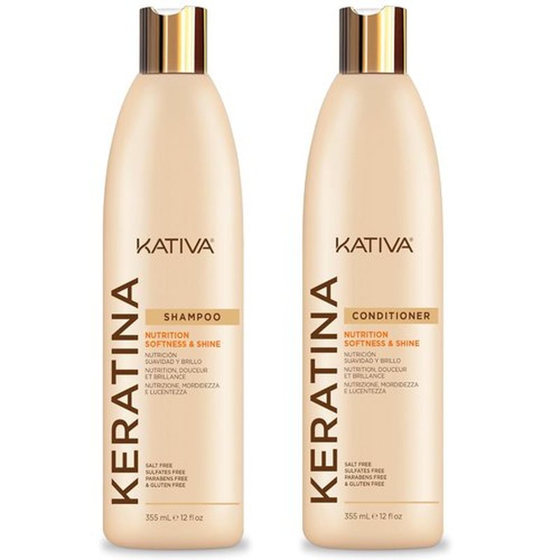 **Regine Switzerland Keratin Shampoo & Conditioner Set - Nourishing, Sulfate-Free Formula for Softness & Shine**