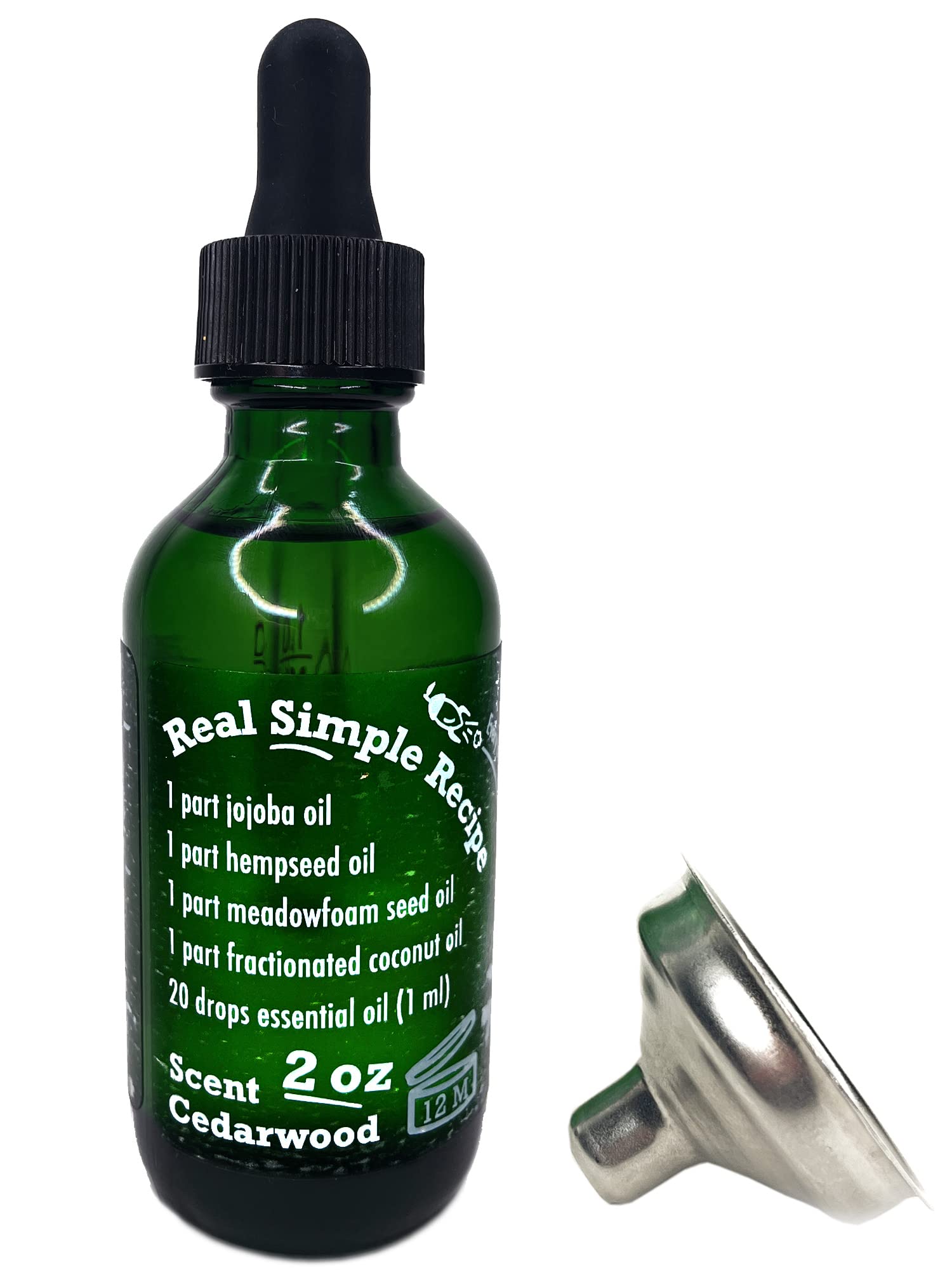 Cedarwood Beard Oil for Men – Natural Men’s Beard Oil with Hempseed, Jojoba, Meadowfoam & Coconut Oils – Beard Softener, Strengthens and Moisturizes – Beard Conditioner for Men (Cedarwood, 1 Pack)