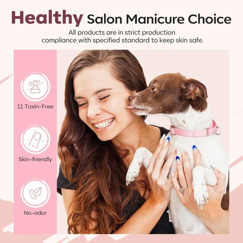 modelones Poly Gel Set 5 Colors Jelly Gel Milky White Sheer Pink Nude Translucent Nail Extension Kit DIY Art for Women