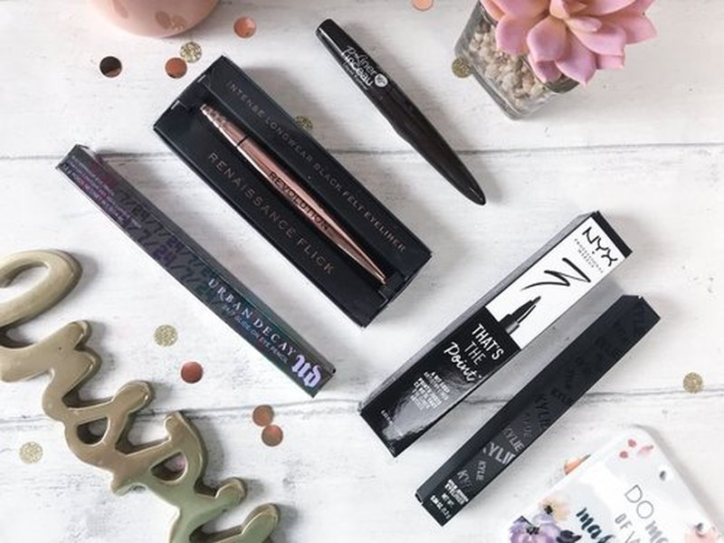 Revolution, Renaissance Flick Liquid Eyeliner, Long-Lasting Liner with Easy Application, Vegan & Cruelty-Free, 0.95 oz (Pack of 2)