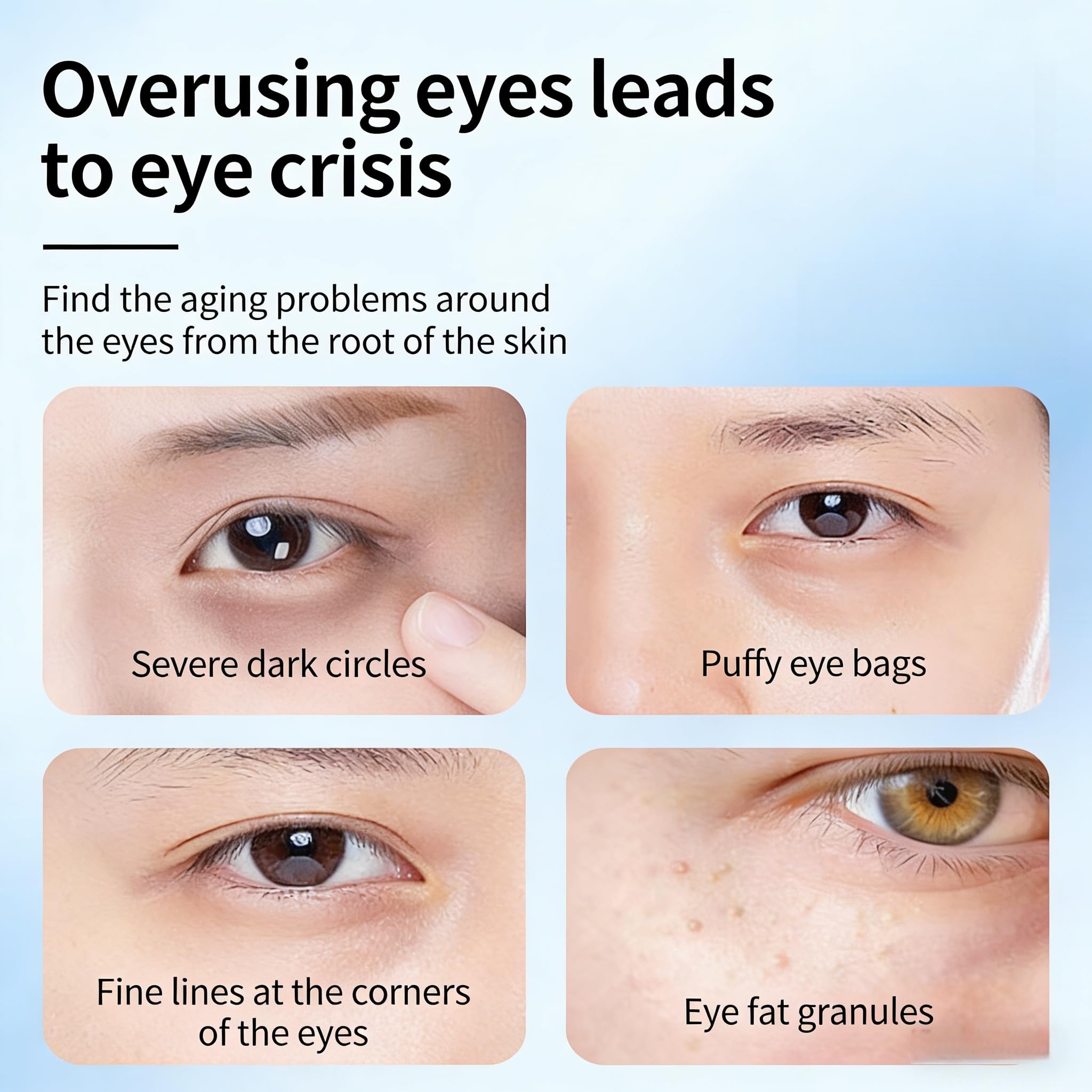 Eye pods for Under Eye Bags, Under Eye Beauty Pods with Hydrogel Shields, Reusable Eye Care Patches with Gentle Light Experience, Cooling Under Eye Skincare Accessory for Daily Beauty Routine