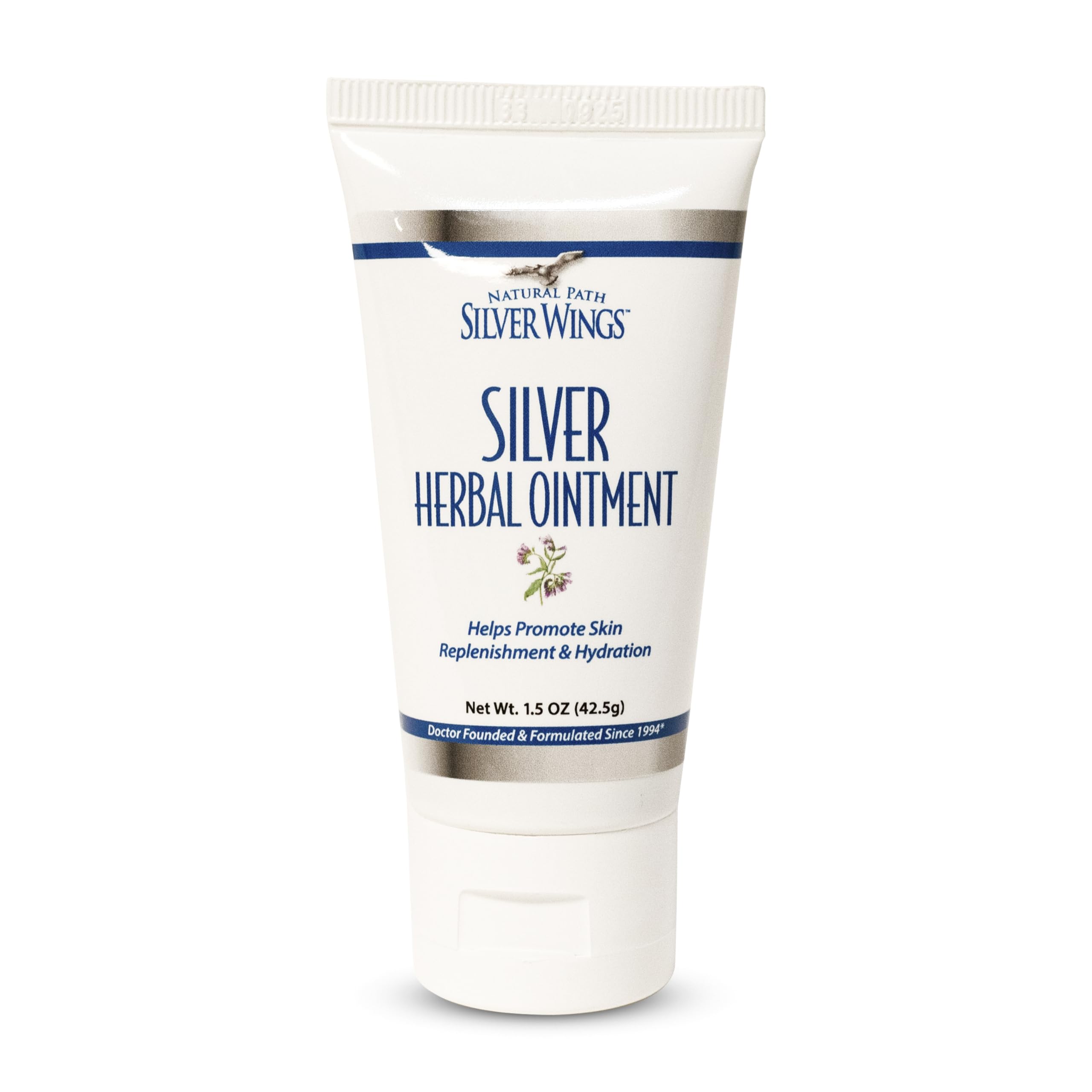 Natural Path Silver Wings 250ppm Silver Herbal Ointment - Nourishing and Moisturizing Skin Care 1.50oz