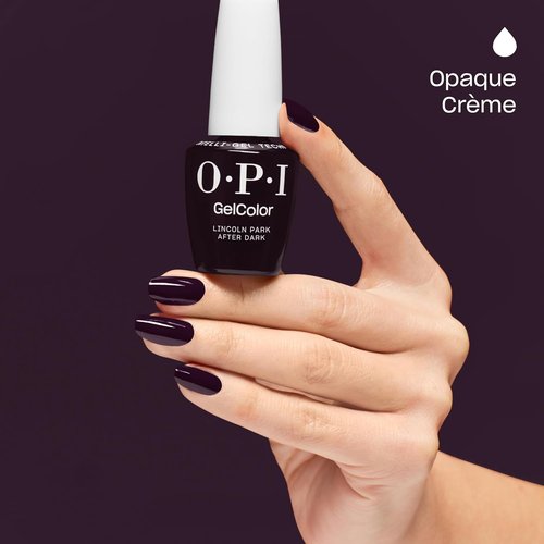 OPI GelColor Gel Nail Polish - Salon-Quality Shine, Long-Lasting Wear | White, Gray & Black Shades | 0.5 Fl Oz