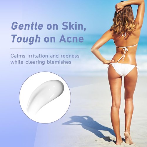 Regine Switzerland Butt Acne Clearing Treatment - Maximum Strength Body Cream for Men & Women | Foaming Cleanser for Bacne & Cystic Acne