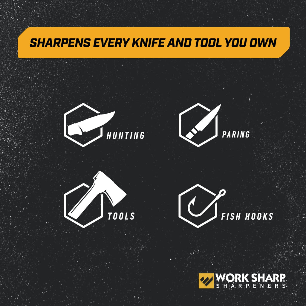 Work Sharp Portable Pivot Knife Sharpener, WSEDCPVT EDC Black