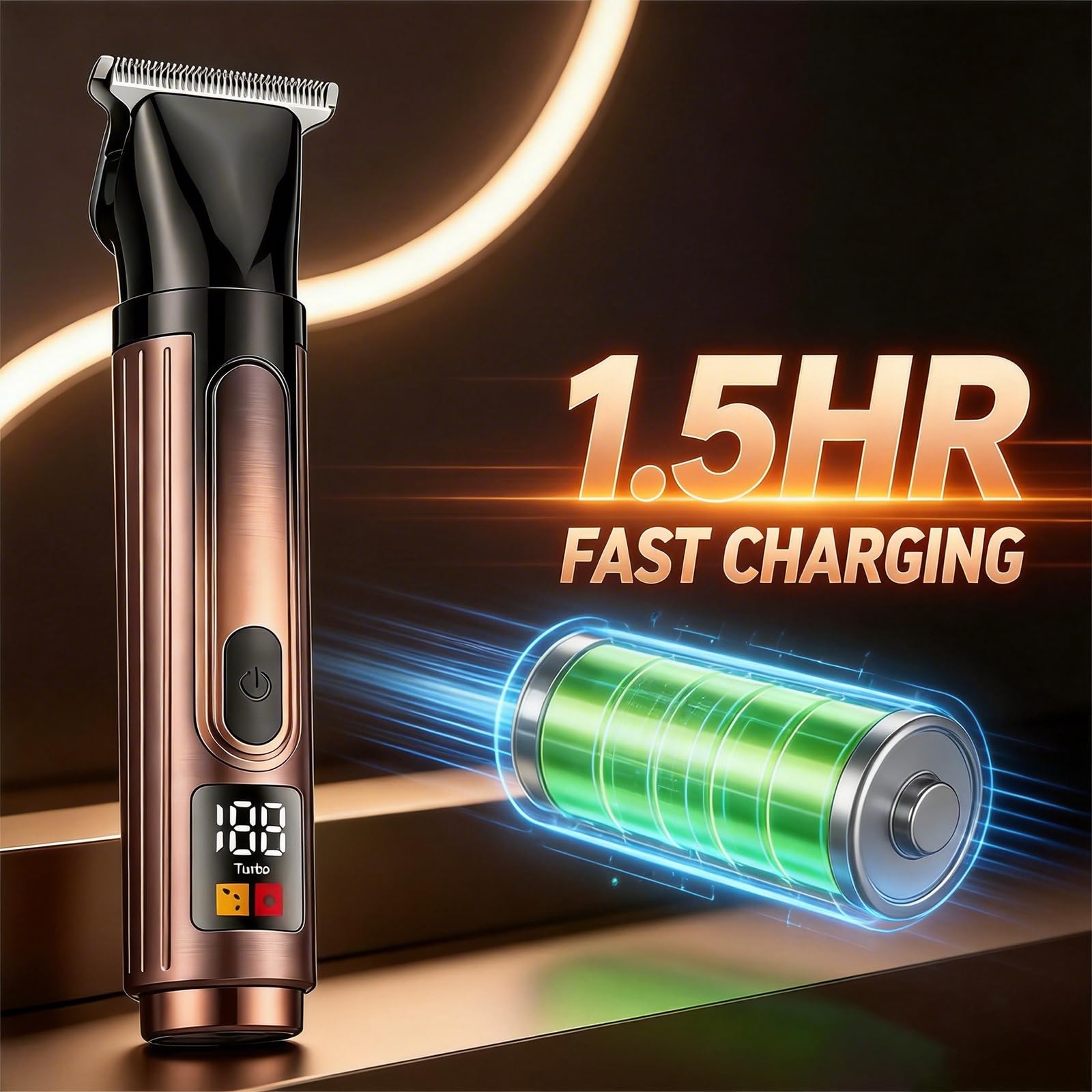 Back Shaver for Men Full Body，Back Shaver with Long Handle for Facial,Chin,Arm,Back,Groomer 4 in 1 Kit Pubic with Adjustable Body Trimmer Waterproof LED Display 1.5HR Fast Charging Travel Lock