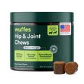 Wuffes Advanced Dog Hip and Joint Supplement with Glucosamine, Chondroitin, Omega 3, MSM, and Green Lipped Mussel, 30 Pork Flavored Chews for Large Dog Breeds