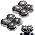 2Pack Pro 4 Shaver Replacement Heads Compatible with Skull Pitbulls Gold PRO, Silver PRO, Platinum PRO Head Shavers, Electric Shaver Half Head for Men/Women (2 PACK FOUTE)