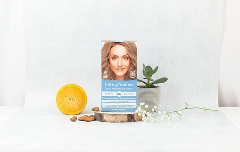 Tints of Nature Ash Blonde Permanent Hair Dye - Nourishing, Ammonia-Free Formula | 4.4 fl oz