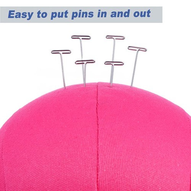 Leeven 22 Inch Canvas Block Head for Wigs Display Making Stayling Poly Mannequin Wig Head With C Stand,Wig Cap,Hair Clips,T Needle,C Needles Rosy Mannequin Head for Wigs