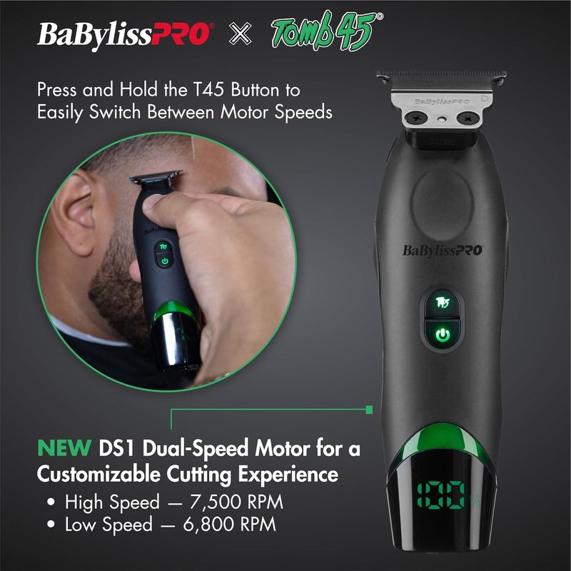 BaBylissPRO Wireless-Charging Clipper & Trimmer Set | Professional Grooming Tool
