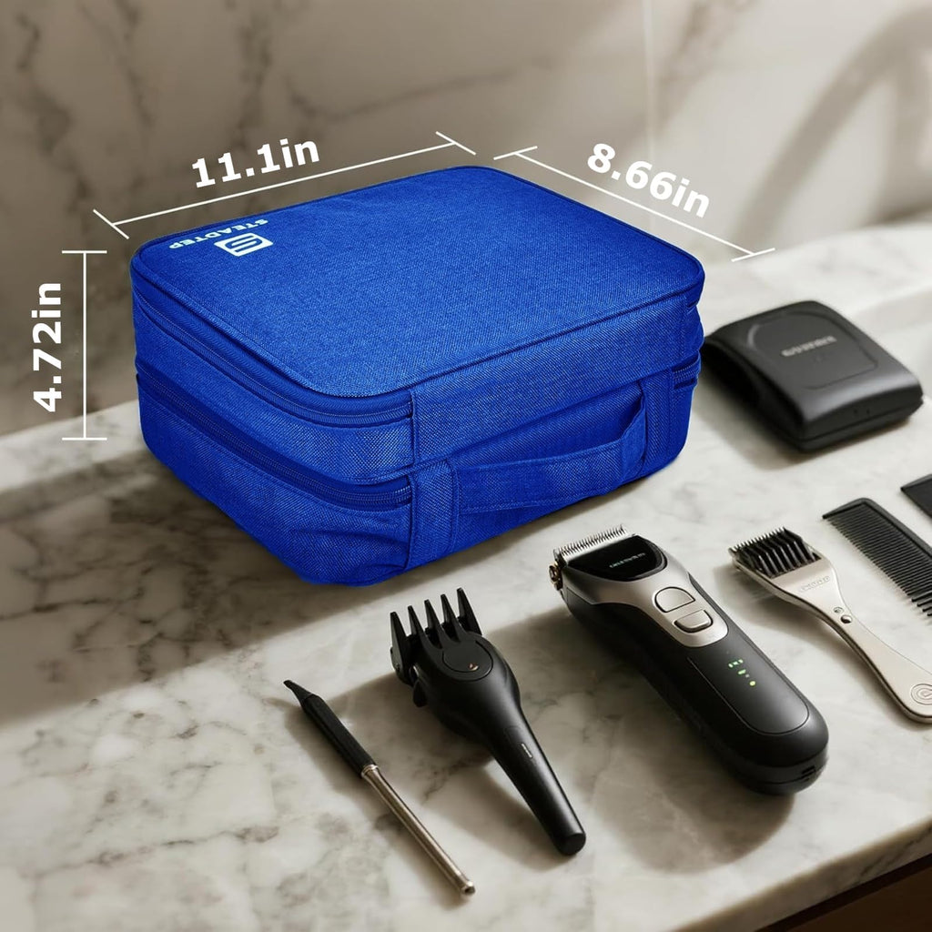 Hair Clipper Bag for Barbers, Clippers, Guards, Shears and Accessories