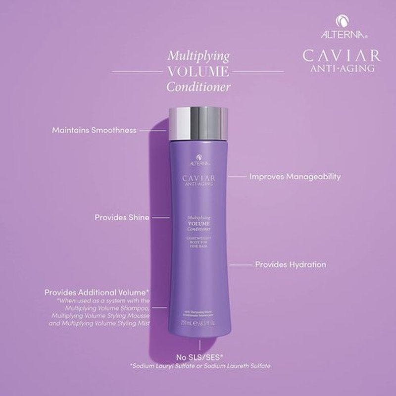 Alterna CAVIAR Anti-Aging Volume Conditioner - Boosts Thickness for Fine Hair | Sulfate-Free Formula