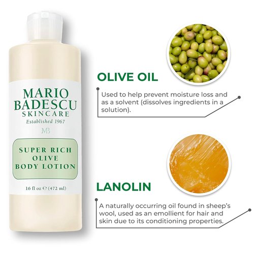 Mario Badescu Body Lotion - Nourishing Moisturizer for Soft Skin | Ideal for All Skin Types