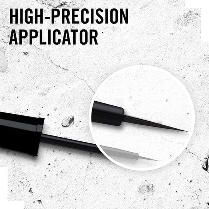 Rimmel Glam Eyes Liquid Liner - Intense Black Glamour | 3.5 ml Long-Lasting Formula
