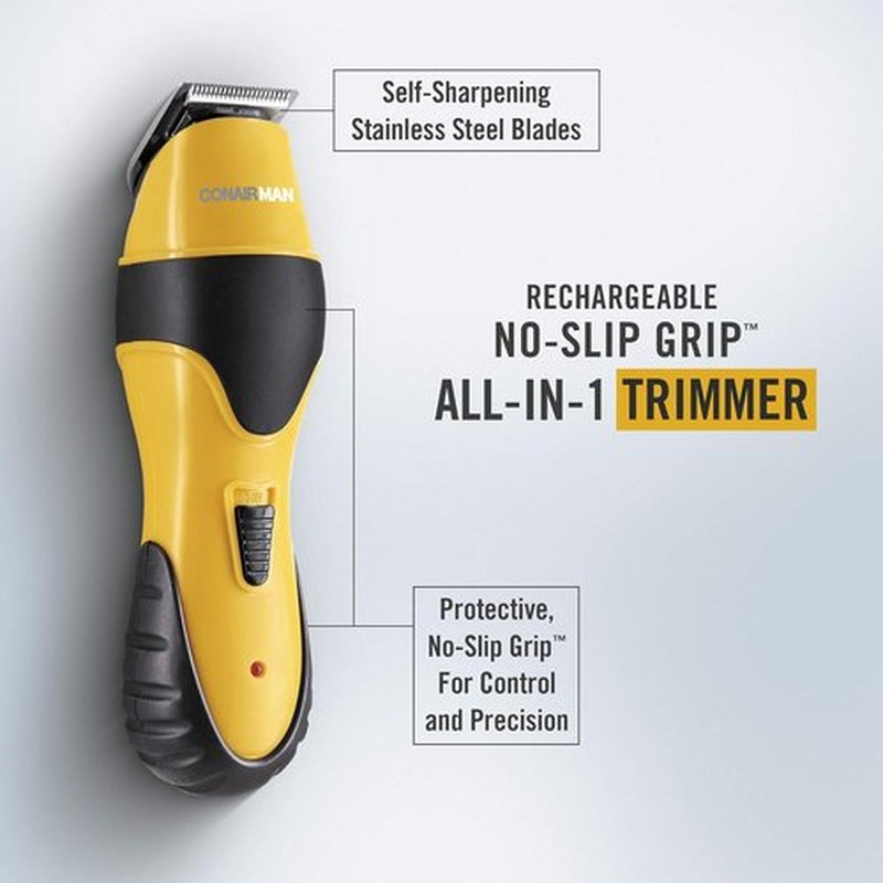 ConairMAN Beard Trimmer - All-in-One Grooming Kit for Face, Nose & Ear Hair | Cordless & Rechargeable